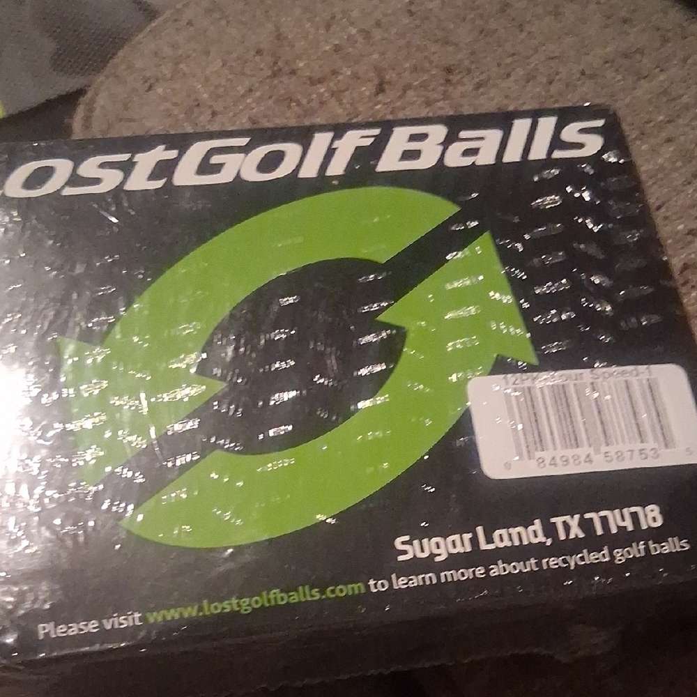 Lost Golf Balls Recycled Golf Balls 12-Pack Sealed Box - Picture 4 of 5